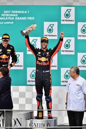 Daniel Ricciardo (AUS 3), Red Bull Racing, Grosser Preis von Malaysia 2017, Rennen, Motorsport, Formel 1, 01.10.2017, Kuala Lumpur Copyright: xAndre Eibner-Pressefotox EP_JAE