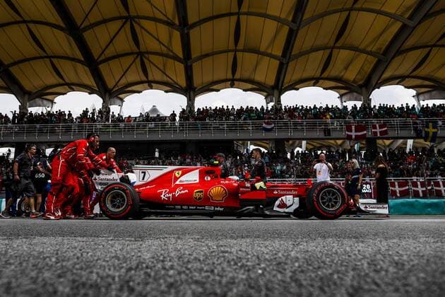 Motorsports: FIA Formula One World Championship WM Weltmeisterschaft 2017, Grand Prix of Malaysia, 7 Kimi Raikkonen (FIN, Scuderia Ferrari), Sepang Malaysia