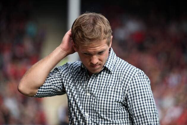 SC Freiburg - TSG 1899 Hoffenheim Deutschland, Freiburg, 01.10.2017, Fussball, Bundesliga, Saison 2017 2018, 7. Spieltag, SC Freiburg - TSG 1899 Hoffenheim: Julian Nagelsmann (Trainer TSG 1899 Hoffenheim).