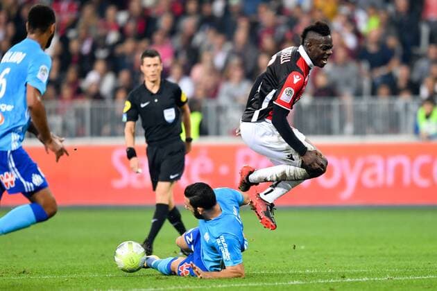 09 Mario BALOTELLI nice FOOTBALL Nice vs Marseille Ligue 1 Conforama 01 10 2017 FEP Panoramic 