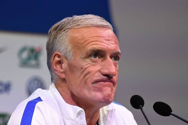 Bilder des Tages - SPORT conference de presse Didier Deschamps selectionneur EDF FOOTBALL Equipe de France de football 02 10 2017 AnthonyBIBARD FEP Panoramic 