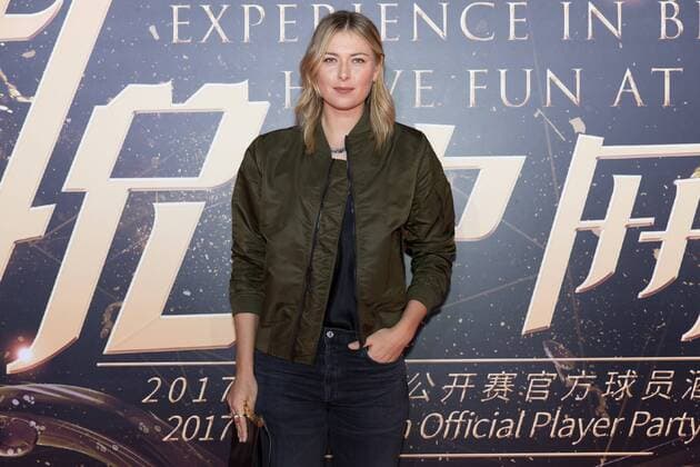 BEIJING, CHINA - OCTOBER 01: Maria Sharapova of Russia poses on the red carpet of the 2017 China Open Player Party at Beijing Olympic Tower on October 1, 2017 in Beijing, China.  Copyright: xVCGx CFP111128857280 