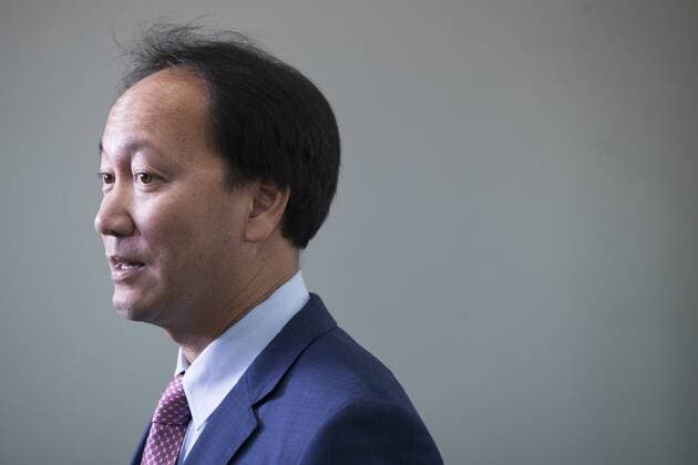BEIJING, CHINA - OCTOBER 03: International Tennis Hall of Fame Global Ambassador Michael Chang attends a press conference PK Pressekonferenz on day four of the 2017 China Open at the China National Tennis Centre on October 3, 2017 in Beijing, China.  Copyright: xVCGx CFP111128975302 