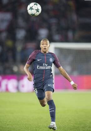 Kylian MBAPPE (Paris), Aktion, Fussball Champions League, Vorrunde 2. Spieltag, Gruppe B, Paris St. Germain - FC Bayern Muenchen (M) 3:0, am 27.09.2017 in Paris Frankreich.