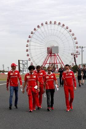 Sebastian Vettel (GER 5), Scuderia Ferrari, Grosser Preis von Japan 2017, Vorbereitungen, Motorsport, Formel 1, 24.08.2017, Suzuka Copyright: xAndre Eibner-Pressefotox EP_JAE