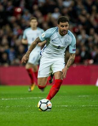 England v Slovenia 2018 FIFA World Cup WM Weltmeisterschaft Fussball Qualifying Kyle Walker of England during the 2018 FIFA World Cup Qualifying match at Wembley Stadium, London, UK Content Not Available For UK Newspapers Copyright: xLiamxMcAvoyx FIL-10771-0031