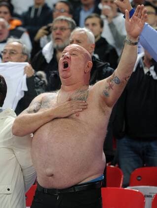Bilder des Tages - SPORT Football - 2017 2018 FIFA World Cup WM Weltmeisterschaft Fussball Qualifier - UEFA Group F: England vs. Slovenia England fan at Wembley. COLORSPORT ANDREW COWIE 