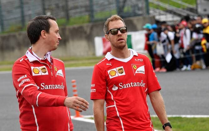 Sebastian Vettel, Scuderia Ferrari, formula 1 GP, Japan in Suzuka, 06.10.2017 Photo:mspb Jerry Andre Sebastian Vettel, formula 1 GP, Japan