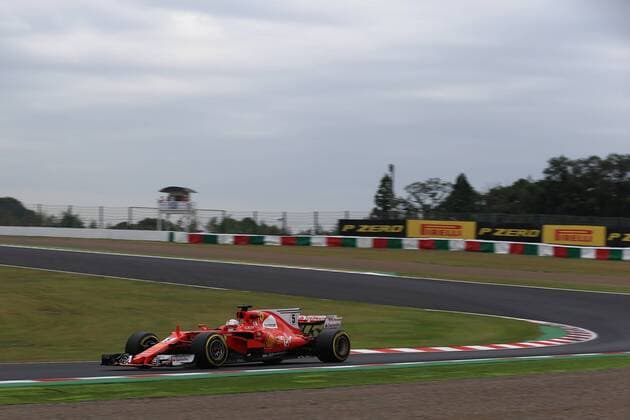 6th October 2017, Suzuka Circuit, Suzuka, Japan; Japanese Formula One Grand Prix, Friday Free Practice; Sebastian Vettel - Scuderia Ferrari  ActionPlus11938214