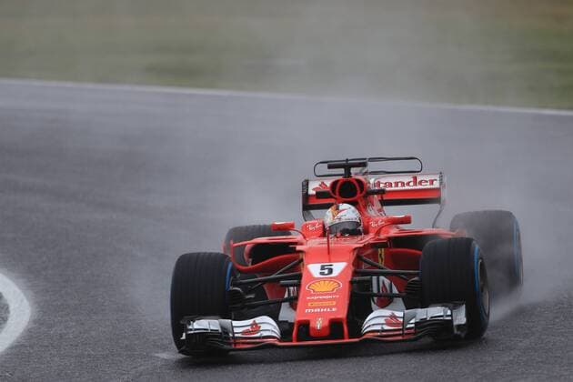 6th October 2017, Suzuka Circuit, Suzuka, Japan; Japanese Formula One Grand Prix, Friday Free Practice; Sebastian Vettel - Scuderia Ferrari  ActionPlus11938226