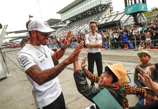 Motorsports: FIA Formula One World Championship WM Weltmeisterschaft 2017, Grand Prix of Japan, 44 Lewis Hamilton (GBR, Mercedes AMG Petronas Formula One Team), Suzuka Japan