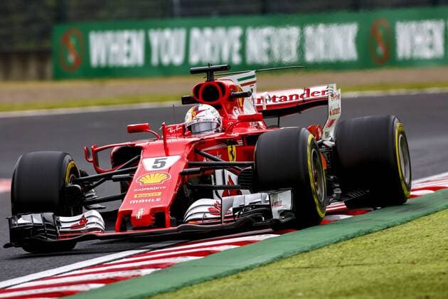 Motorsports: FIA Formula One World Championship WM Weltmeisterschaft 2017, Grand Prix of Japan, 5 Sebastian Vettel (GER, Scuderia Ferrari), Suzuka Japan