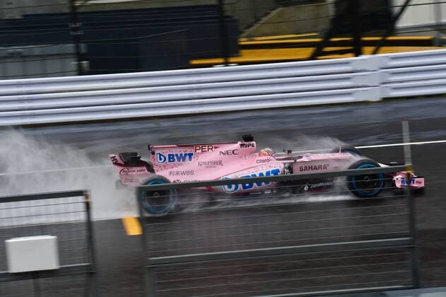 $Sergio Perez (MEX 11) Sahara Force India F1 Team, Grosser Preis von Japan 2017, 2tes freies Training, Motorsport, Formel 1, 06.10.2017, Suzuka Copyright: xEIBNER JERRYxANDREx EP_JAE