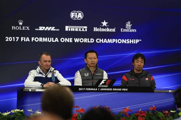 6th October 2017, Suzuka Circuit, Suzuka, Japan; Japanese Formula One Grand Prix, Friday FIA Team press conference PK Pressekonferenz  ActionPlus11938306