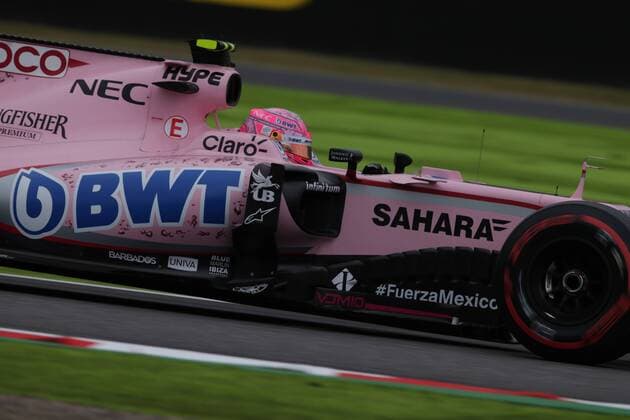 07.10.2017- Qualifying, Sergio Perez (MEX) Sahara Force India F1 VJM010 Japanese Grand Prix, Suzuka 05 - 08 October 2017 07.10.2017- Qualifying, Sergio Perez (MEX) Sahara Force India F1 VJM010 