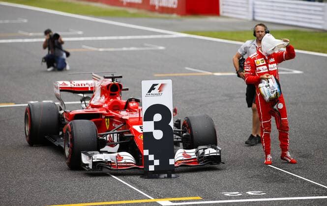 Motorsports: FIA Formula One World Championship WM Weltmeisterschaft 2017, Grand Prix of Japan, 5 Sebastian Vettel (GER, Scuderia Ferrari), Suzuka Japan