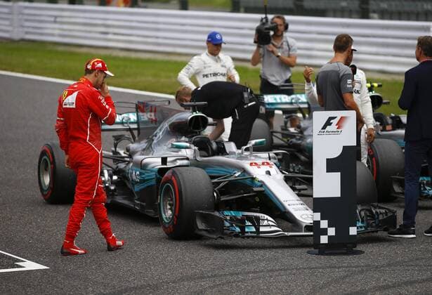 Motorsports: FIA Formula One World Championship WM Weltmeisterschaft 2017, Grand Prix of Japan, 5 Sebastian Vettel (GER, Scuderia Ferrari), Suzuka Japan