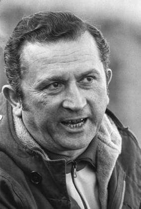 Fußball, Trainerhistorie Westfalia Herne von 1938 bis heute Trainer Herbert Burdenski - hier am 25.03.1972. Aus Eintracht Braunschweig - Bor. Dortmund 2:0.