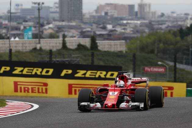 Motorsports: FIA Formula One World Championship WM Weltmeisterschaft 2017, Grand Prix of Japan, 5 Sebastian Vettel (GER, Scuderia Ferrari), Suzuka Japan