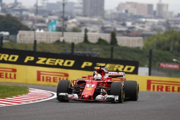 Motorsports: FIA Formula One World Championship WM Weltmeisterschaft 2017, Grand Prix of Japan, 5 Sebastian Vettel (GER, Scuderia Ferrari), Suzuka Japan