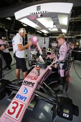 08.10.2017- Race, Esteban Ocon (FRA) Sahara Force India F1 VJM10 Japanese Grand Prix, Suzuka 05 - 08 October 2017 08.10.2017- Race, Esteban Ocon (FRA) Sahara Force India F1 VJM10 