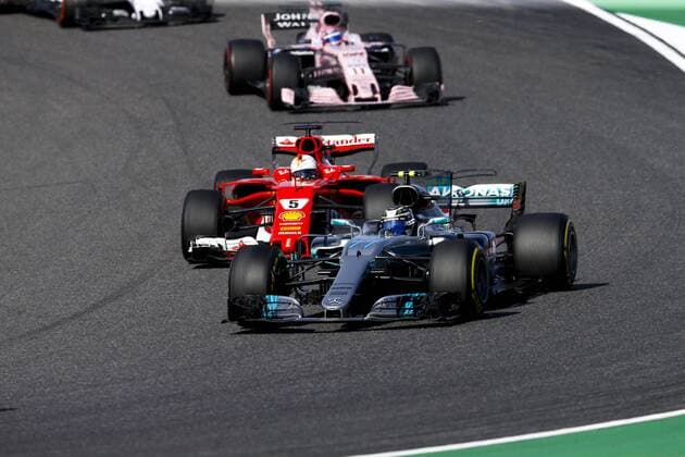 Motorsports: FIA Formula One World Championship WM Weltmeisterschaft 2017, Grand Prix of Japan, 77 Valtteri Bottas (FIN, Mercedes AMG Petronas) Suzuka Japan