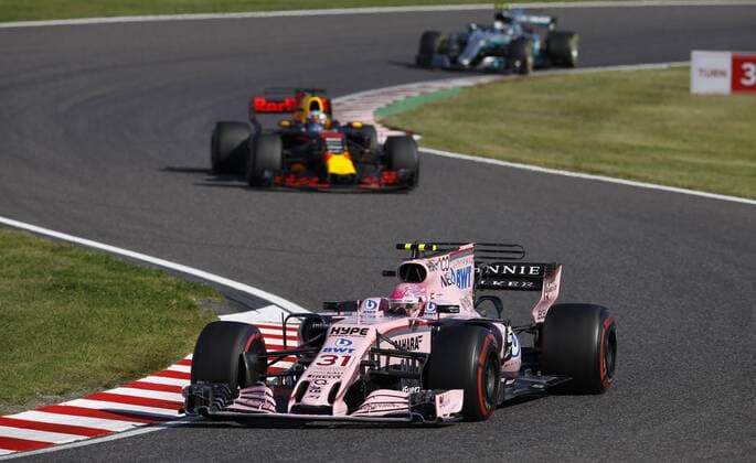 Motorsports: FIA Formula One World Championship WM Weltmeisterschaft 2017, Grand Prix of Japan, 31 Esteban Ocon (Sahara Force India F1 Team), Suzuka Japan