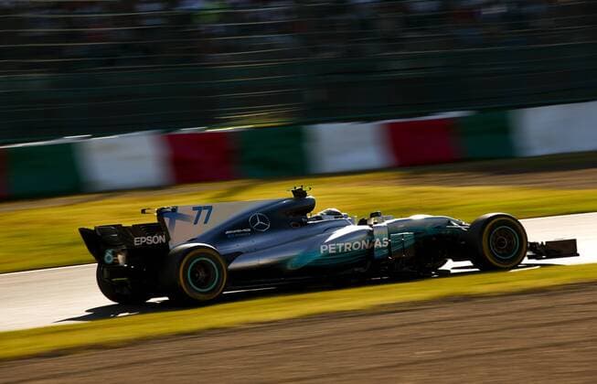 Motorsports: FIA Formula One World Championship WM Weltmeisterschaft 2017, Grand Prix of Japan, 77 Valtteri Bottas (FIN, Mercedes AMG Petronas) Suzuka Japan