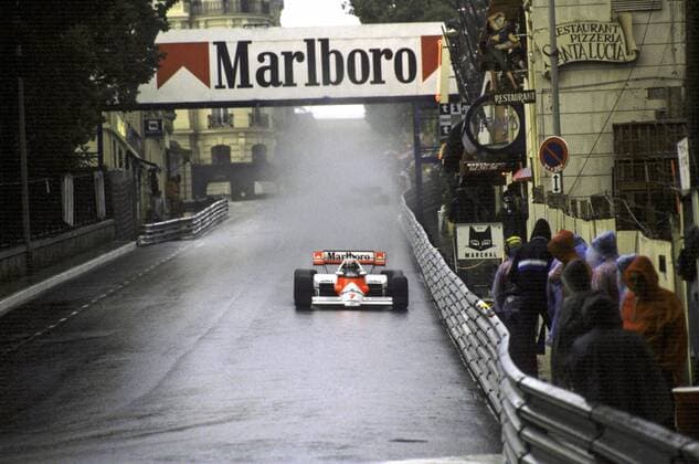 1984 Alain Prost (French) McLaren MP4 2 Monaco GP 1st. FL ÂGPL-FrancoxLini 1004_15_GPL08226