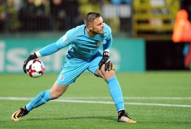 2017.10.08 Wilno Vilnius Litwa Lithuania Pilka nozna Kwalifikacje do Mistrzostw Swiata Rosja 2018 Litwa - Anglia N z Jack Butland Foto Norbert Barczyk PressFocus 2017.10.08 Wilno Vilnius Litwa Lithuania Football European Qualifiers FIFA World Cup WM Weltmeisterschaft Fussball Russia 2018 Lithuania v England Jack Butland Credit: Norbert Barczyk PressFocus NEWSPIX.PL --- Newspix.pl  20171008NB0058