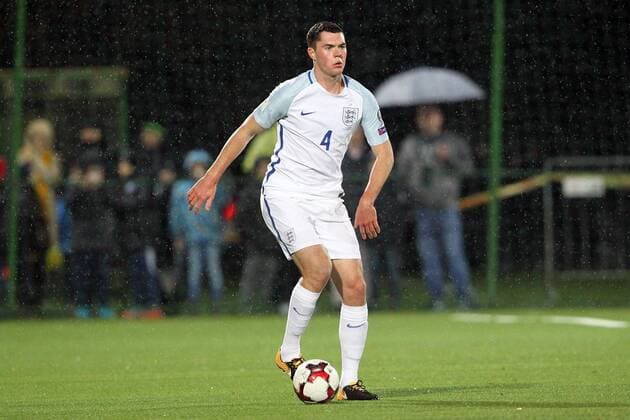 Lithuania v England 2018 FIFA World Cup WM Weltmeisterschaft Fussball Qualifying Michael Keane of England in action during the 2018 FIFA World Cup Qualifying match at LFF Stadium, Vilnius Content Not Available For UK Newspapers Copyright: xPaulxChestertonx FIL-10791-0137