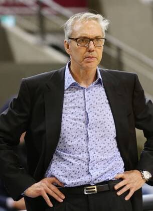 Ludwigsburg , Basketball Bundesliga Hauptrunde Spieltag 3, MHP Riesen Ludwigsburg vs. Fraport Skyliners , Gordon Herbert ( Trainer Skyliners )