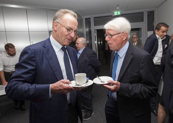 Bundesliga Zukunftsgipfel 2017 Koeln Deutschland Datum: 10.10.2017 Links: Karl-Heinz Rummenigge Rechts: Reinhard Rauball