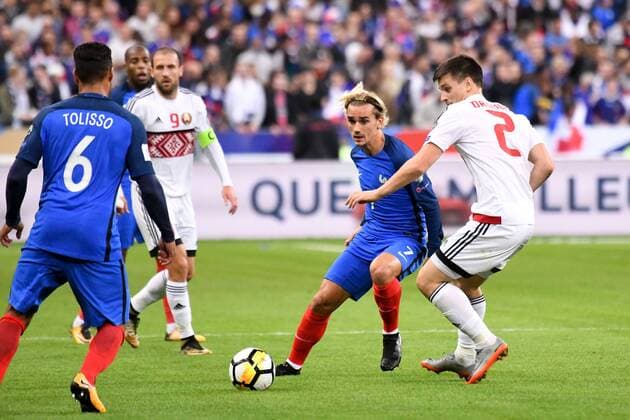 07 ANTOINE GRIEZMANN fra FOOTBALL France vs Bielorussie Qualifications Coupe du Monde 2018 10 10 2017 AnthonyBIBARD FEP Panoramic 