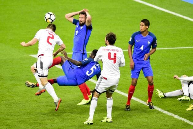 Olivier Giroud France FOOTBALL France vs Bielorussie Qualifications St Denis 10 10 2017 JBAutissier Panoramic 