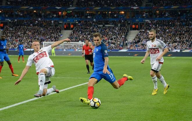 L Digne France FOOTBALL France vs Bielorussie Qualification coupe du monde Paris 10 10 2017 FedericoPestellini Panoramic 