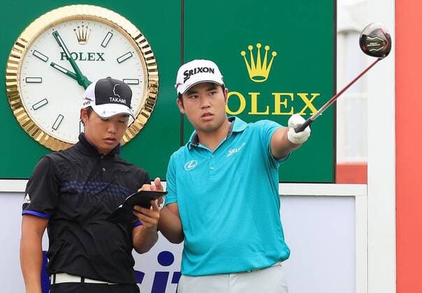 Matsuyama in CIMB Classic preparation Japan s Hideki Matsuyama (R) talks with his caddie on the first hole during the pro-am tournament at TPC Kuala Lumpur in Malaysia on Oct. 11, 2017, a day before the CIMB Classic starts. 