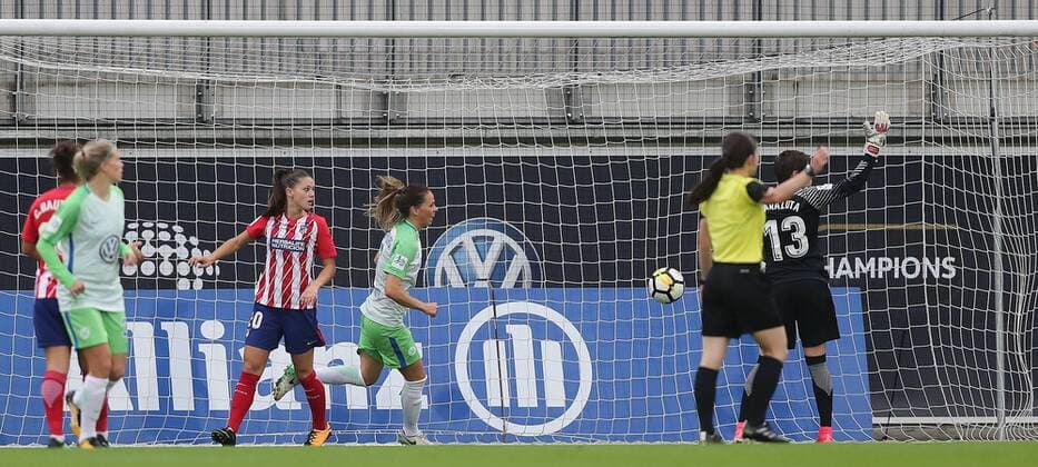 2-0 durch Sara Bjoerk Gunnarsdottir (VfL Wolfsburg)