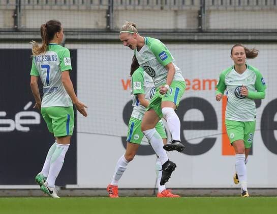 Torjubel Alexandra Popp (VfL Wolfsburg)