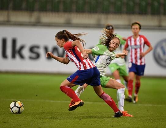 Tessa Wullaert (Wolfsburg, 10) , Fussball, UEFA Women Champions League, VfL Wolfsburg - Atletico Madrid