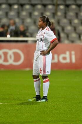 Lineth Beerensteyn FC Bayern München) enttäuscht, frustriert, weinend München (Munich), Deutschland (Germany), 11.10.2017, Fussball, UEFA Women s Champions League, FC Bayern München - FC Chelsea,