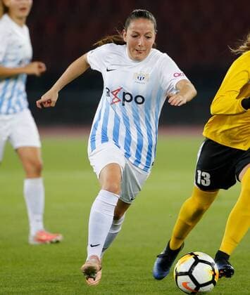 11.10.2017 Letzigrund Stadion Zürich , SCHWEIZ , Saison 2017 2018 UEFA Women Champions League 1 16 Final FC Zürich - Gintra Universitetas Martina Moser (FC Zürich)