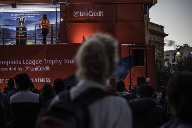 UEFA Champions League Trophy Tour in Palermo Uefa Champions League Trophy Tour in Palermo. Palermo Italy  AntonioxMelita PacificxPress