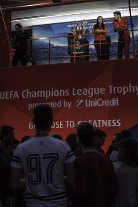 UEFA Champions League Trophy Tour in Palermo Uefa Champions League Trophy Tour in Palermo. Palermo Italy  AntonioxMelita PacificxPress