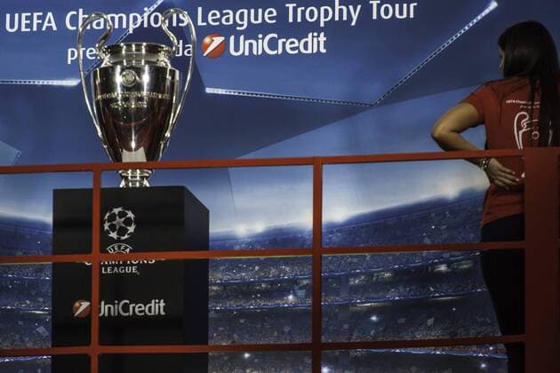 UEFA Champions League Trophy Tour in Palermo Uefa Champions League Trophy Tour in Palermo. Palermo Italy  AntonioxMelita PacificxPress