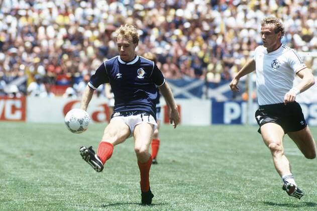 STEVE ARCHIBALD, HANS PETER BRIEGEL CAMPIONATI MONDIALI MESSICO 1986 GERMANIA-SCOZIA 2-1