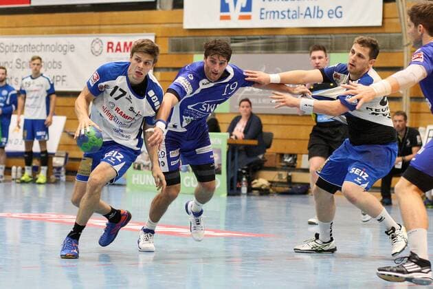 Handball 3. Liga TV Neuhausen vs. SV Salamander Kornwestheim 2017-10-14 Neuhausen Copyright: xBaur_Seb Eibner-Pressefotox EP_Seb_Ba