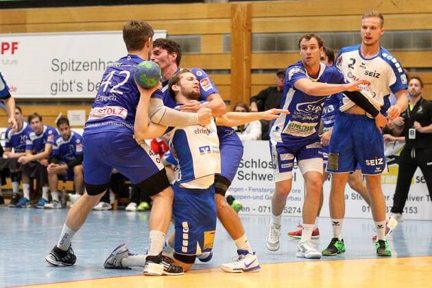 Handball 3. Liga TV Neuhausen vs. SV Salamander Kornwestheim 2017-10-14 Neuhausen Copyright: xBaur_Seb Eibner-Pressefotox EP_Seb_Ba