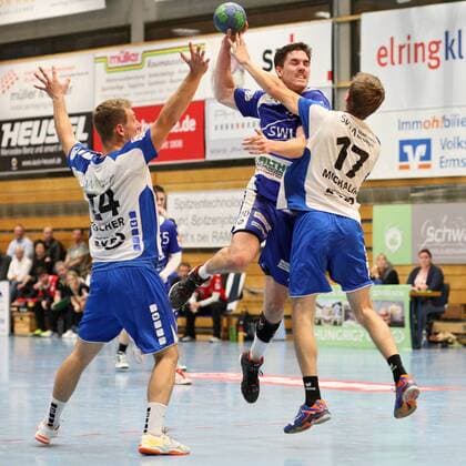 Handball 3. Liga TV Neuhausen vs. SV Salamander Kornwestheim 2017-10-14 Neuhausen Copyright: xBaur_Seb Eibner-Pressefotox EP_Seb_Ba