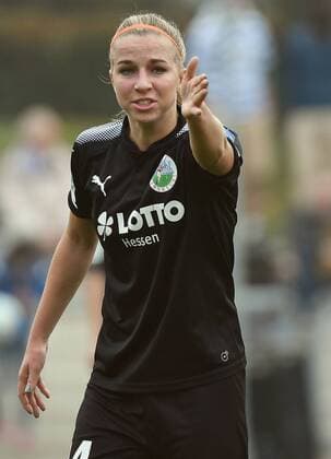 15.10.2017, xpsx, Fussball 1.Bundesliga Frauen, 1.FFC Frankfurt - MSV Duisburg, emspor v.l. Jackie Groenen (1.FFC Frankfurt) Frankfurt am Main